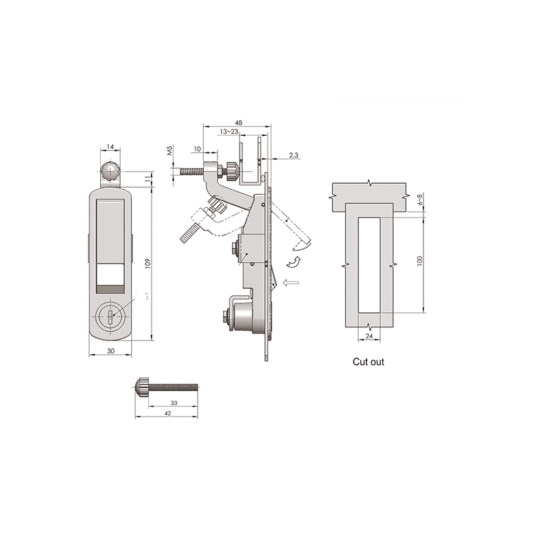 MS718-2 Serrature per armadietti a compressione con base spray nera da 227 g MS718-2 Serrature per armadietti a compressione con base spray nera da 227 g