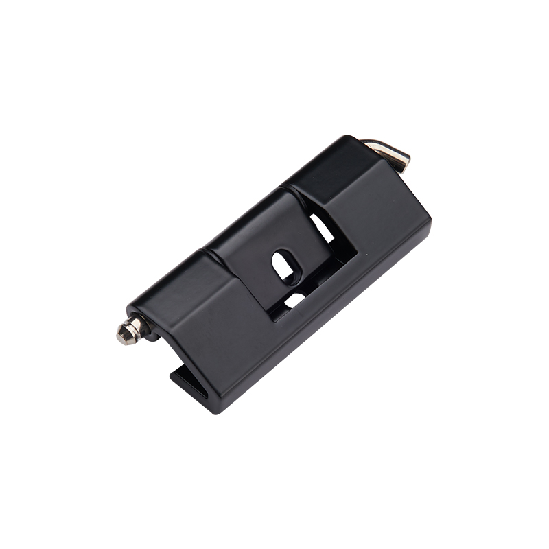 Cerniere integrate in lega di zinco CL210 con angolo di apertura di 110° (spray in plastica nera).