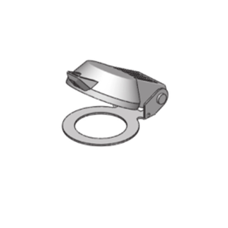DP001 Accessori per blocco copertura impermeabile con copertura antipolvere cromata ZDC