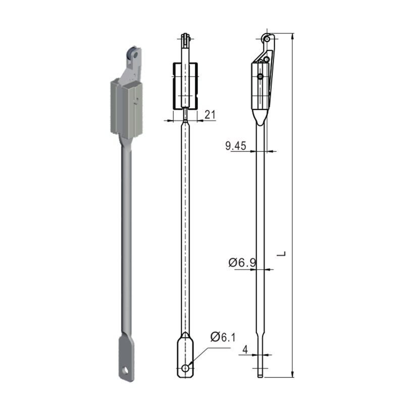 Accessori per serrature industriali con biella LG002-3