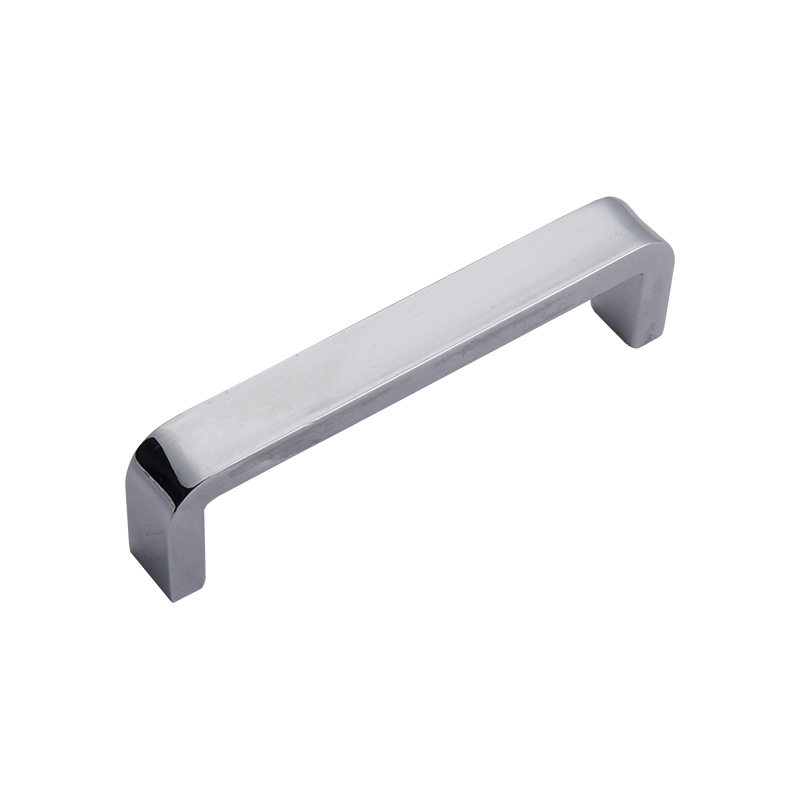 Maniglia per porta industriale cromata lucida LS510